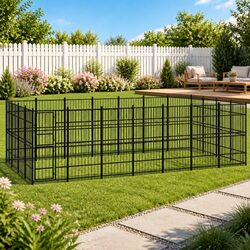 Enclosed Outdoor Dog Run for Safe Play and Training