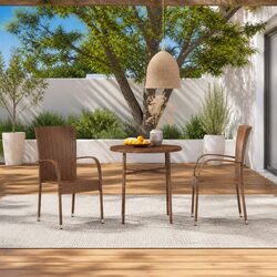 Enhance Your Outdoor Experience with This 3 Piece Dining Set