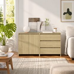 Stylish Beige Storage Sideboards for Your Living Room