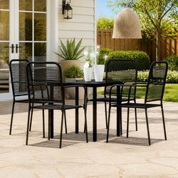 Enhance Your Outdoor Space with 5-Piece Dining Set