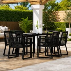 Elevate Your Outdoor Dining Experience with 7-Piece Set
