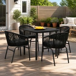 Enhance Your Outdoor Living with a 5-Piece Dining Set