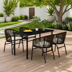Elevate Your Outdoor Space with a 5 Piece Dining Set