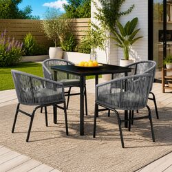 Enhance Your Outdoor Space with 5-Piece Dining Set