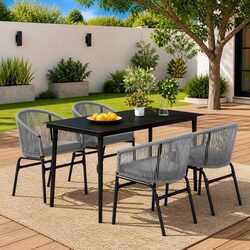 Enhance Your Outdoor Space with a 5 Piece Garden Dining Set