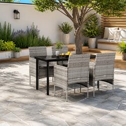 Enhance Your Outdoor Space with This 5-Piece Dining Set