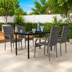 Enhance Your Outdoor Space with This 5 Piece Dining Set
