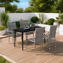 Enhance Your Outdoor Space with 5-Piece Dining Set