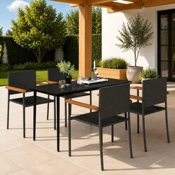 Elevate Your Outdoor Experience with a 5 Piece Dining Set