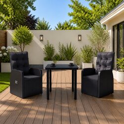 Enhance Your Outdoor Space with This 3 Piece Dining Set