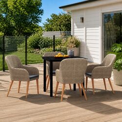 Transform Your Outdoor Area with 5 Piece Dining Set
