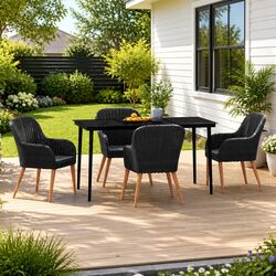 Enhance Your Outdoor Space with This 5 Piece Dining Set