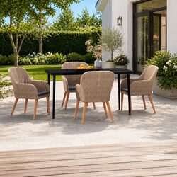 Enhance Your Outdoor Space: 5 Piece Garden Dining Set