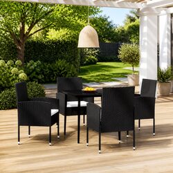 Stylish 5-Piece Garden Dining Set for Your Patio