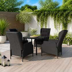 Garden Furniture Set with Reclining Chairs and Easy Maintenance