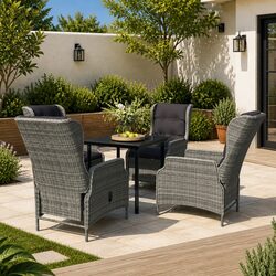 Elevate Your Outdoor Space with 5-Piece Dining Set