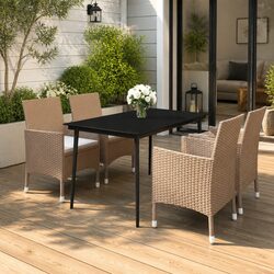Enhance Your Outdoor Space with This 5 Piece Dining Set