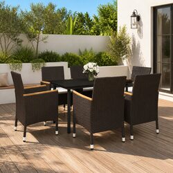 Enhance Your Outdoor Experience with 7 Piece Dining Set