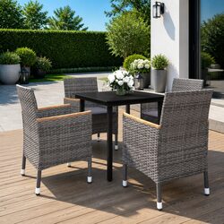 Transform Your Outdoor Space with a Grey Dining Set