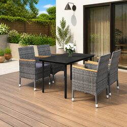Enhance Your Outdoor Space with This 5-Piece Dining Set