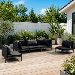 Enhance Your Outdoor Space with a 5-Piece Lounge Set