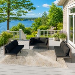 Enhance Your Outdoor Space with This 6-Piece Lounge Set