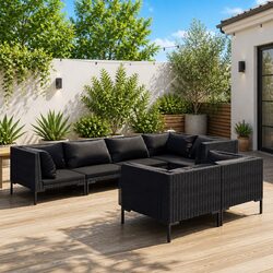 Enhance Your Outdoor Oasis with 7 Piece Garden Lounge Set