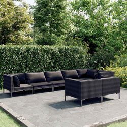 Enhance Your Outdoor Space with 8 Piece Garden Lounge Set