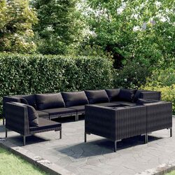 Enhance Your Outdoor Space with 9 Piece Lounge Set