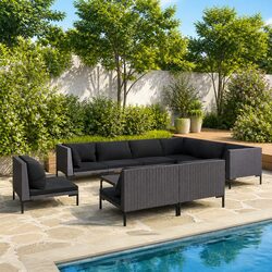Transform Your Outdoor Space with This 10-Piece Lounge Set