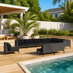 Transform Your Outdoor Space with a 10-Piece Lounge Set