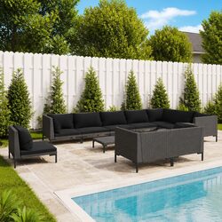 Enhance Your Outdoor Space with an 11-Piece Lounge Set