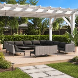 Enhance Your Outdoor Space with a 13 Piece Lounge Set