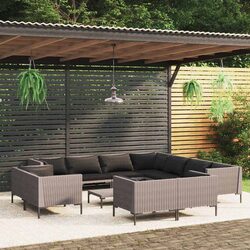 Elevate Your Outdoor Space with 12-Piece Lounge Set