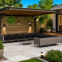 Enhance Your Outdoor Living with this 12-Piece Lounge Set