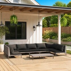 Enhance Your Outdoor Living with 8 Piece Lounge Set