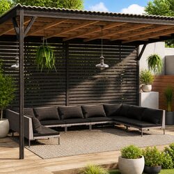 Enhance Your Outdoor Space with Our 9 Piece Lounge Set