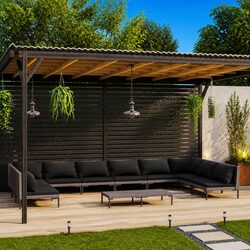 Enhance Your Outdoor Space with an 11-Piece Lounge Set