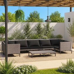 Enhance Your Outdoor Space with 8 Piece Lounge Set