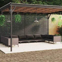 Enhance Your Outdoor Space with a 10-Piece Lounge Set