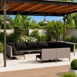 Enhance Your Outdoor Space with 11 Piece Garden Lounge Set