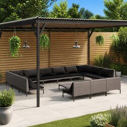 Transform Your Outdoor Space with This 14 Piece Lounge Set
