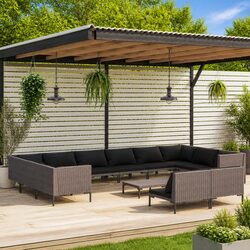 Elevate Your Outdoor Space with a 13-Piece Lounge Set