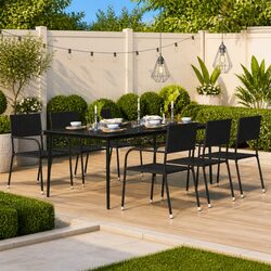 Enhance Your Patio with a Black Glass Top Dining Table
