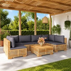 Enhance Your Outdoor Space with 7 Piece Lounge Set