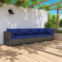 Enhance Your Outdoor Space with This 4 Piece Lounge Set