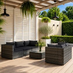 Enhance Your Outdoor Living with 6 Piece Lounge Set