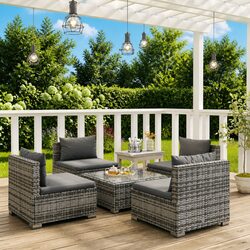 Modular Garden Lounge Set for Ultimate Outdoor Comfort