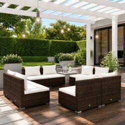 Transform Your Outdoor Space with an 8-Piece Lounge Set