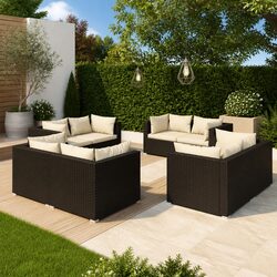 Enhance Your Outdoor Experience with 8 Piece Lounge Set